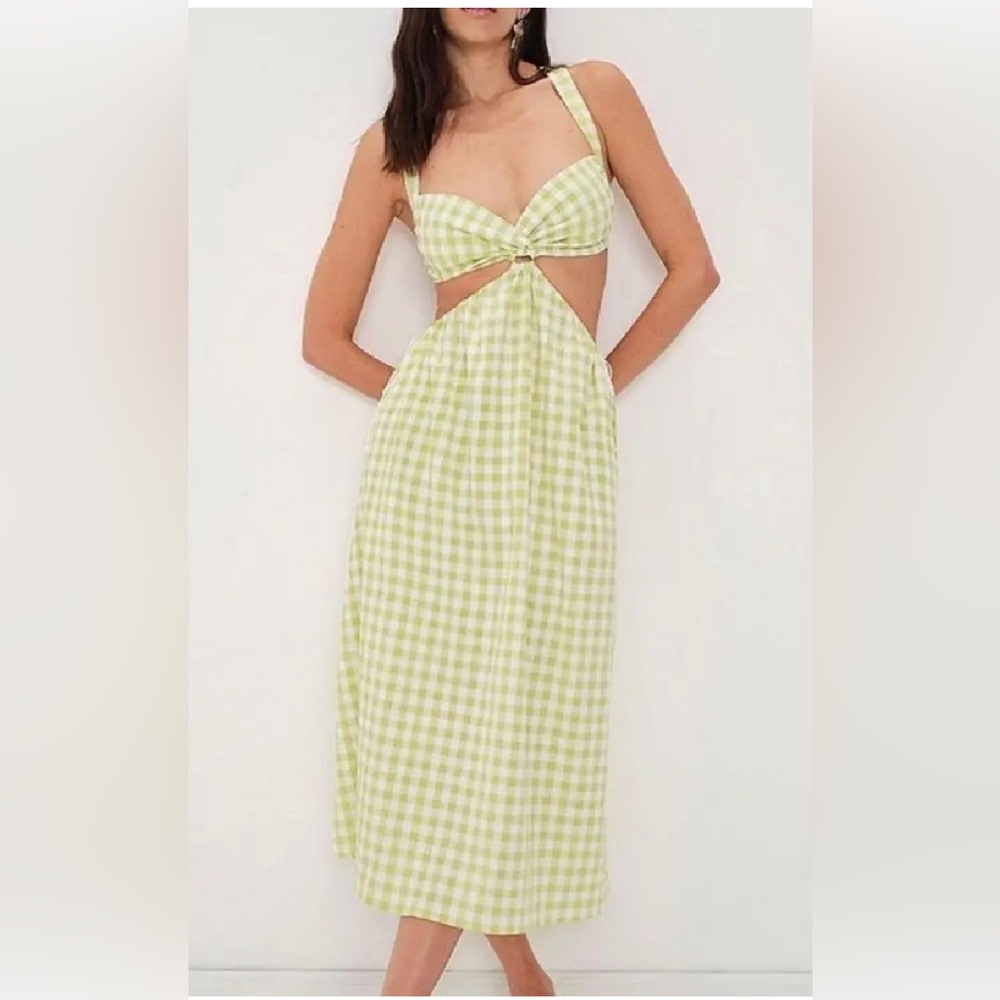 For Love & Lemons Maureen Midi Dress NWT